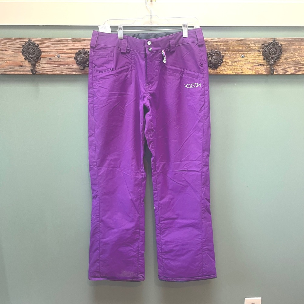 Volcom Logic Pant Womens Medium Purple Snowboard Ski Pants H1351207 Nimbus 5K